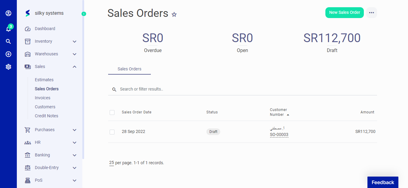 Sales Order